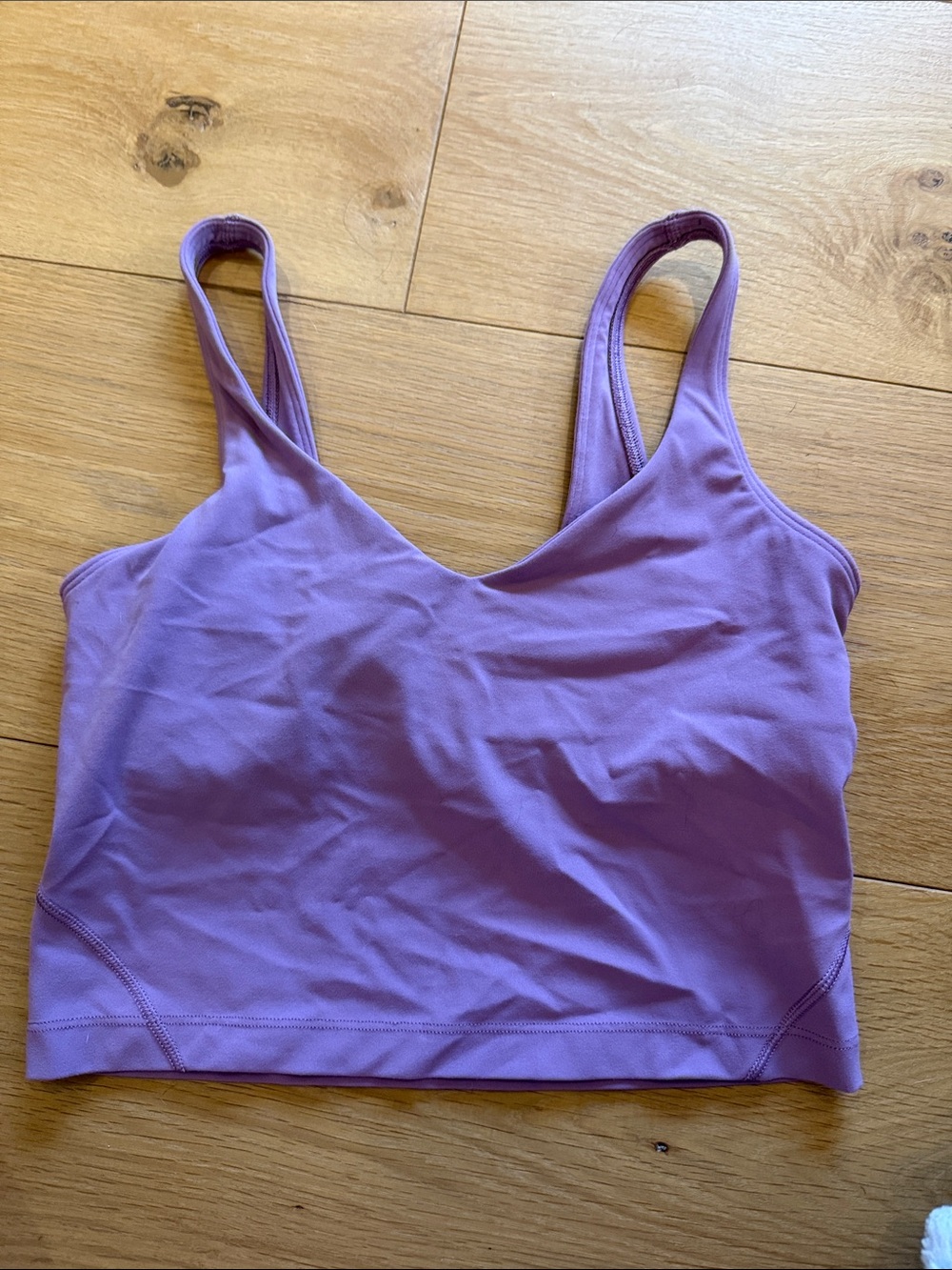 lululemon athletica Align Lavender Scoop Neck Crop Bralette